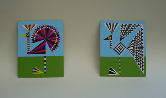 Bright Bird + Black & White Bird 1