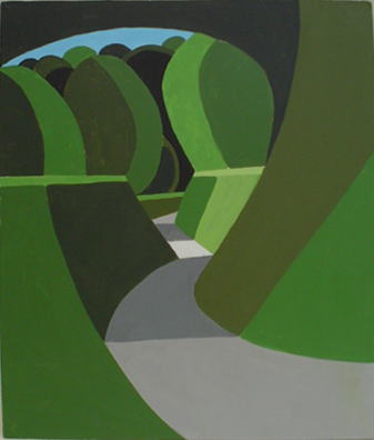 Lane with Trees 1